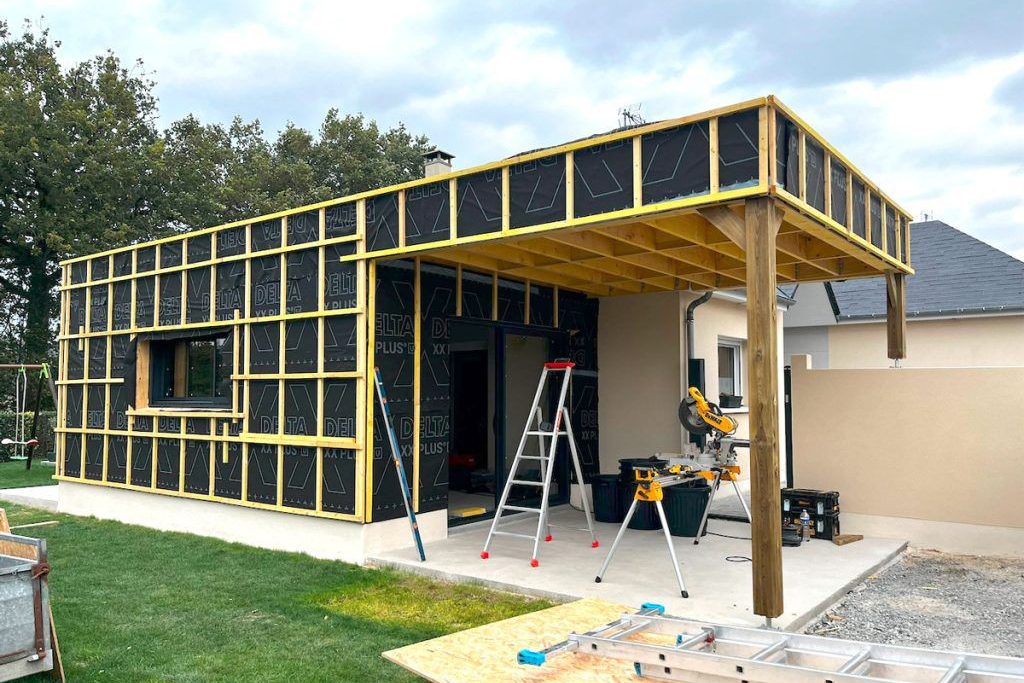 Travaux d'extension